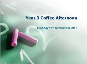 year 3 coffee afternoon